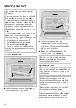 Preview for 66 page of Miele M 7140 TC Operating Instructions Manual