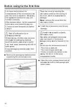 Preview for 18 page of Miele M 7240 TC Operating And Installation Instructions