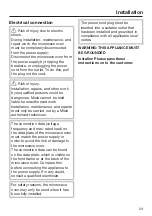 Preview for 23 page of Miele M 7240 TC Operating And Installation Instructions