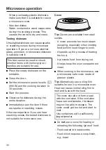 Preview for 36 page of Miele M 7240 TC Operating And Installation Instructions