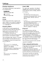 Preview for 40 page of Miele M 7240 TC Operating And Installation Instructions