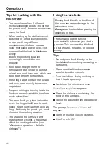 Preview for 42 page of Miele M 7240 TC Operating And Installation Instructions