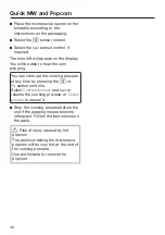 Preview for 48 page of Miele M 7240 TC Operating And Installation Instructions