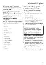 Preview for 49 page of Miele M 7240 TC Operating And Installation Instructions