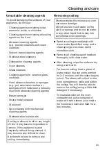 Preview for 65 page of Miele M 7240 TC Operating And Installation Instructions