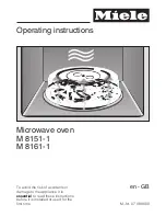 Miele M 8151-1 Operating Instructions Manual предпросмотр