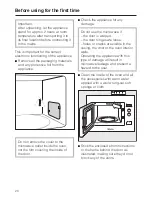 Предварительный просмотр 20 страницы Miele M 8151-1 Operating Instructions Manual