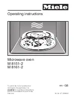 Предварительный просмотр 1 страницы Miele M 8151-2 Operating Instructions Manual