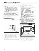 Предварительный просмотр 20 страницы Miele M 8151-2 Operating Instructions Manual