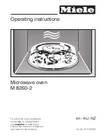 Miele M 8260-2 Operating Instructions Manual preview