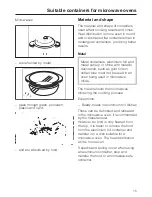 Preview for 15 page of Miele M 8260 Operating Instructions Manual