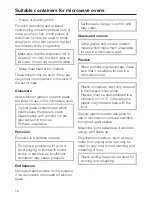 Preview for 16 page of Miele M 8260 Operating Instructions Manual