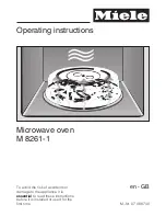 Miele M 8261-1 Operating Instructions Manual предпросмотр