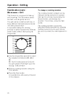 Предварительный просмотр 28 страницы Miele M 8261-1 Operating Instructions Manual