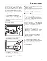 Предварительный просмотр 45 страницы Miele M 8261-1 Operating Instructions Manual