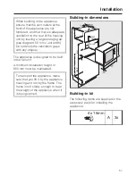 Предварительный просмотр 51 страницы Miele M 8261-1 Operating Instructions Manual