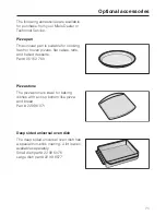 Preview for 71 page of Miele MasterChef H 395 BP Operating Instructions Manual