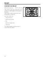 Preview for 36 page of Miele MasterChef H 4782 BP Operating And Installation Instructions