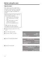 Preview for 20 page of Miele MasterChef H 4881 B Operating And Installation Instructions