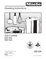 Miele MasterChef KM342 Operating Instructions Manual preview