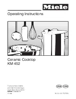 Miele MasterChef KM452 Operating Instructions Manual preview