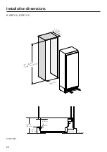 Preview for 20 page of Miele MasterCool K 2601 Vi Operating And Installation Instructions