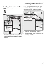 Preview for 41 page of Miele MasterCool K 2601 Vi Operating And Installation Instructions