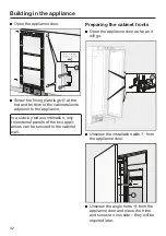 Preview for 42 page of Miele MasterCool K 2601 Vi Operating And Installation Instructions