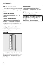 Preview for 62 page of Miele MasterCool K 2601 Vi Operating And Installation Instructions