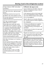 Preview for 87 page of Miele MasterCool K 2601 Vi Operating And Installation Instructions