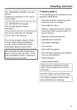 Preview for 95 page of Miele MasterCool K 2601 Vi Operating And Installation Instructions