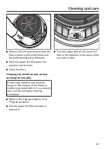 Preview for 39 page of Miele MIWADREW201 Operating Instructions Manual