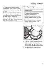 Preview for 45 page of Miele MIWADREW201 Operating Instructions Manual