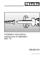 Предварительный просмотр 1 страницы Miele MLT 75 Installation Instructions Manual