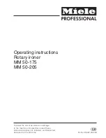 Miele MM 50-175 Operating Instructions Manual preview