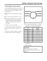 Preview for 15 page of Miele Novotronic G 841 Plus Operating Instructions Manual