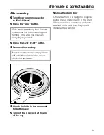 Preview for 13 page of Miele Novotronic Premier Plus Operating Instructions Manual