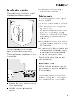 Preview for 37 page of Miele Novotronic Premier Plus Operating Instructions Manual