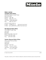 Preview for 32 page of Miele Novotronic T 1520 Operating Manual