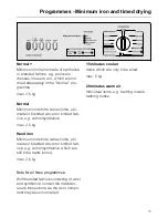 Preview for 11 page of Miele Novotronic T 560 C Operating Instructions Manual