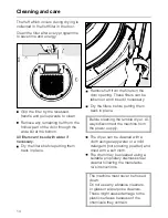 Preview for 14 page of Miele Novotronic T 560 C Operating Instructions Manual