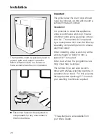 Preview for 20 page of Miele Novotronic T 560 C Operating Instructions Manual