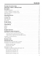 Preview for 3 page of Miele NOVOTRONIC T 7644 C Operating Instructions Manual