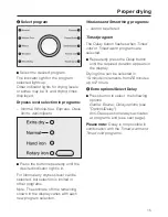 Preview for 15 page of Miele NOVOTRONIC T 7644 C Operating Instructions Manual