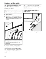 Предварительный просмотр 20 страницы Miele Novotronic T1 570 C Operation Manual