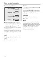 Предварительный просмотр 16 страницы Miele NOVOTRONIC W 1612 Operating Instructions Manual