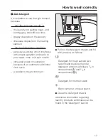 Предварительный просмотр 17 страницы Miele NOVOTRONIC W 1612 Operating Instructions Manual