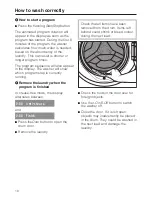 Предварительный просмотр 18 страницы Miele NOVOTRONIC W 1612 Operating Instructions Manual