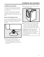 Предварительный просмотр 47 страницы Miele NOVOTRONIC W 1612 Operating Instructions Manual