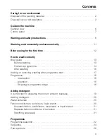 Preview for 3 page of Miele Novotronic W 844 Operating Instructions Manual